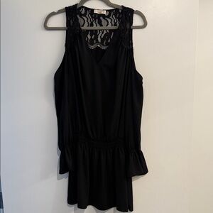 Ramy Brook Black Lace Detail Dress
